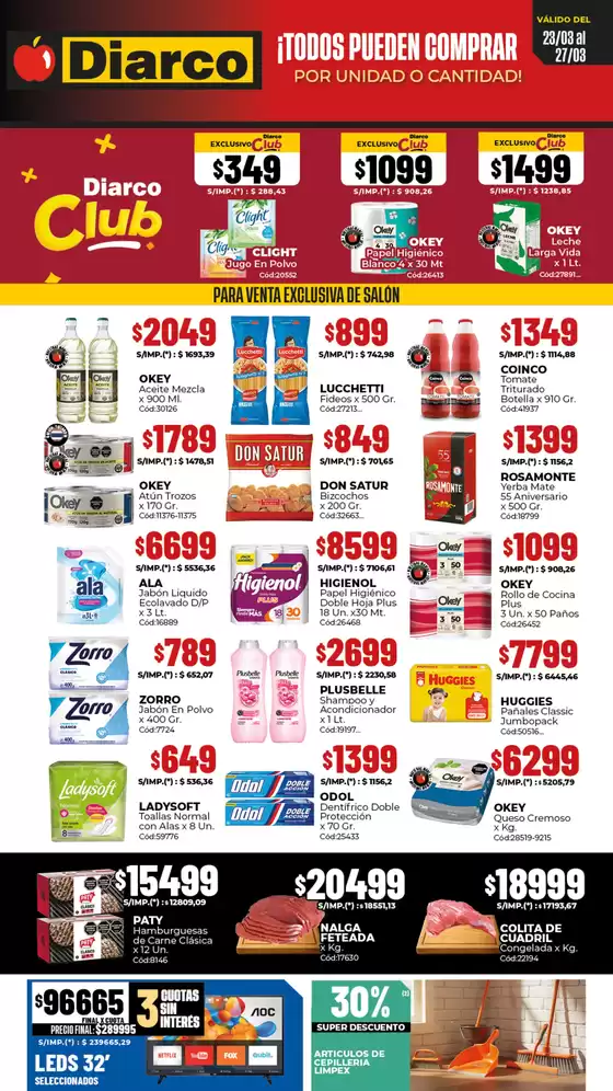 Catálogo Diarco | OFERTAS GBA | 2026-03-23T00:00:00.000Z - 2026-03-27T00:00:00.000Z