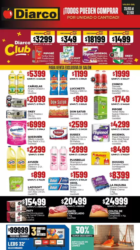 Catálogo Diarco | OFERTAS SUR | 2026-03-23T00:00:00.000Z - 2026-03-27T00:00:00.000Z