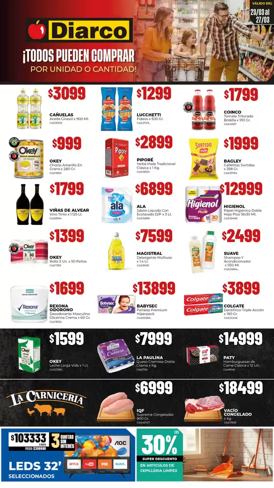 Catálogo Diarco | OFERTAS TDF | 2026-03-23T00:00:00.000Z - 2026-03-27T00:00:00.000Z