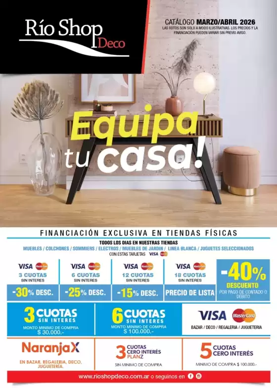 Catálogo Rio Shop Deco en Rosario | Ofertas Rio Shop Deco | 2026-03-01T00:00:00.000Z - 2026-04-30T00:00:00.000Z