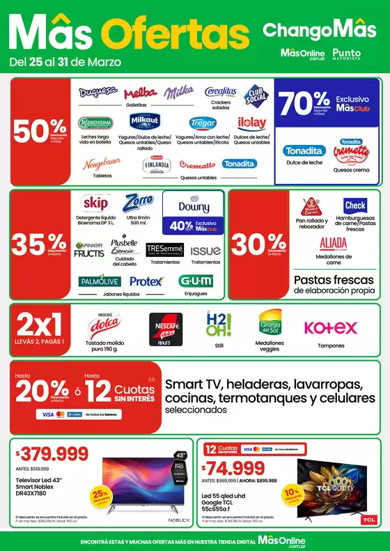 Catálogo HiperChangomas | Más ofertas | 2026-03-25T00:00:00.000Z - 2026-03-31T00:00:00.000Z