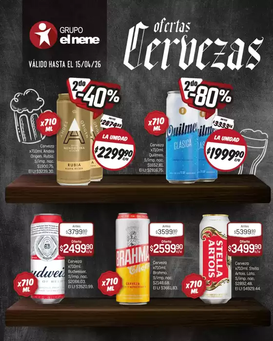 Catálogo El Nene en Oncativo | Ofertas principales para ahorradores | 2026-03-26T00:00:00.000Z - 2026-04-15T00:00:00.000Z