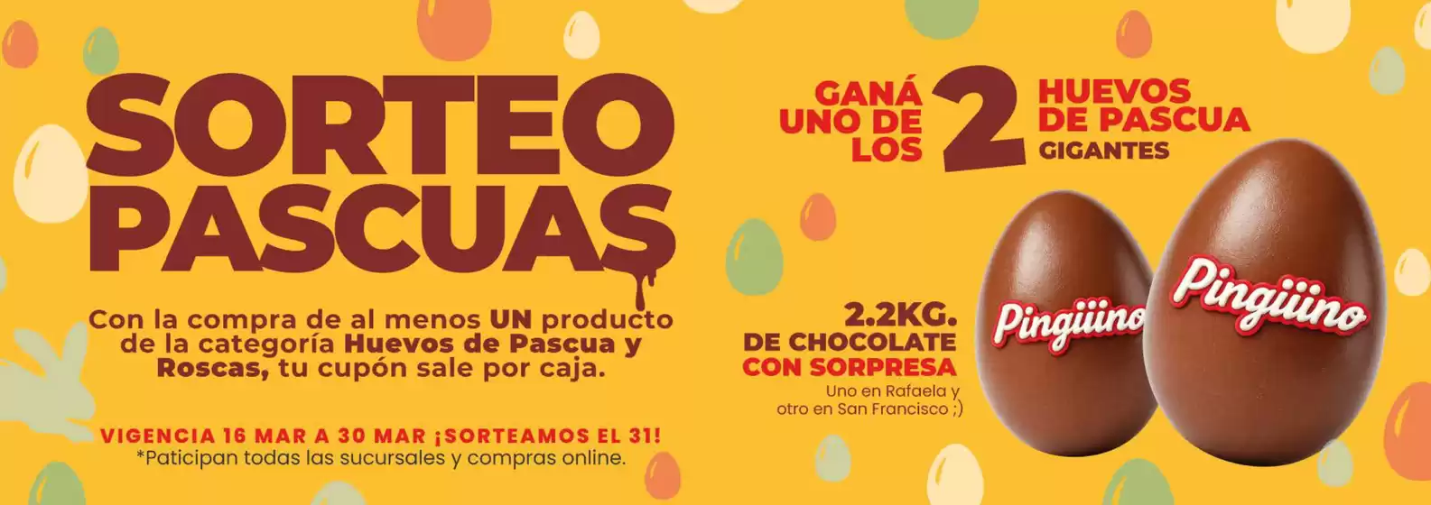 Catálogo Supermercados Pingüino en San Miguel de Tucumán | Sorteo Pascuas | 2026-03-26T00:00:00.000Z - 2026-03-31T00:00:00.000Z