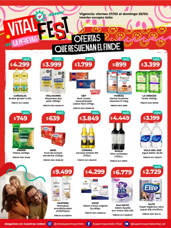 Catálogo Supermayorista Vital | Ofertas fin de semana | | 2026-03-27T00:00:00.000Z - 2026-03-29T00:00:00.000Z