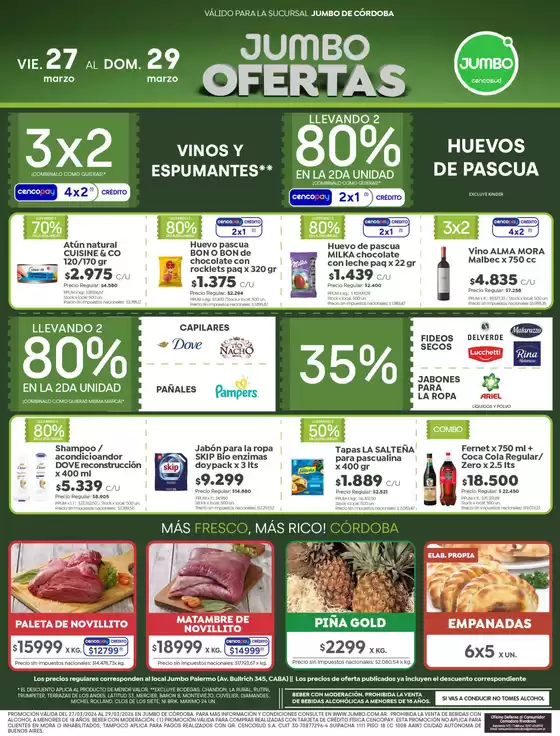 Catálogo Jumbo | Ofertas | Córdoba | 2026-03-27T00:00:00.000Z - 2026-03-29T00:00:00.000Z