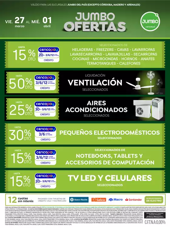 Catálogo Jumbo | Ofertas | Electro y Hogar | 2026-03-27T00:00:00.000Z - 2026-04-01T00:00:00.000Z