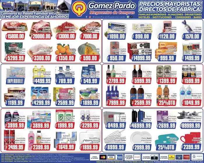 Catálogo Gomez Pardo en Comodoro Rivadavia | Aviso Viernes | 2026-03-27T00:00:00.000Z - 2026-04-02T00:00:00.000Z