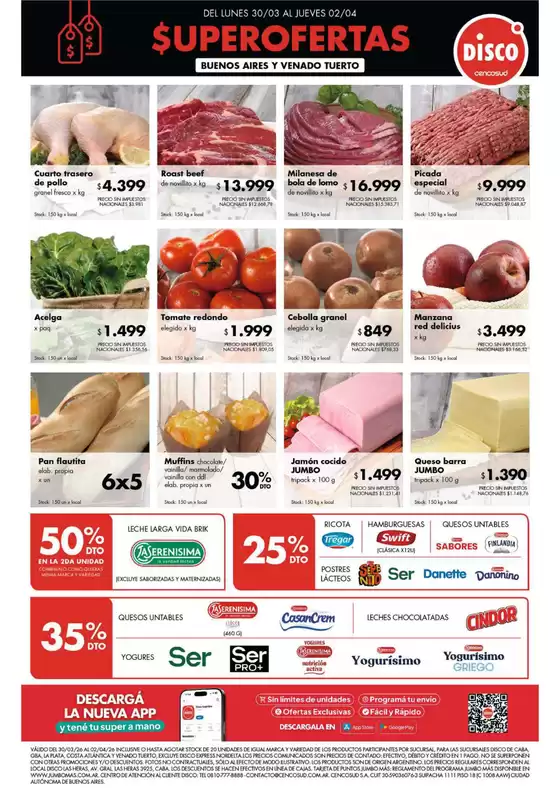 Catálogo Disco | FERIA DE FRESCOS BS. AS | 2026-03-30T00:00:00.000Z - 2026-04-02T00:00:00.000Z