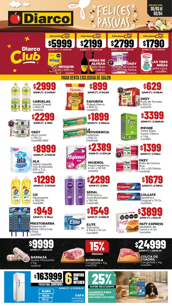 Catálogo Diarco | OFERTAS SUR | 2026-03-30T00:00:00.000Z - 2026-04-03T00:00:00.000Z