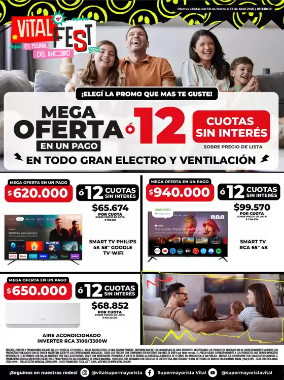 Catálogo Supermayorista Vital en Cipolletti | Grandes descuentos en productos seleccionados | 2026-03-30T00:00:00.000Z - 2026-04-12T00:00:00.000Z