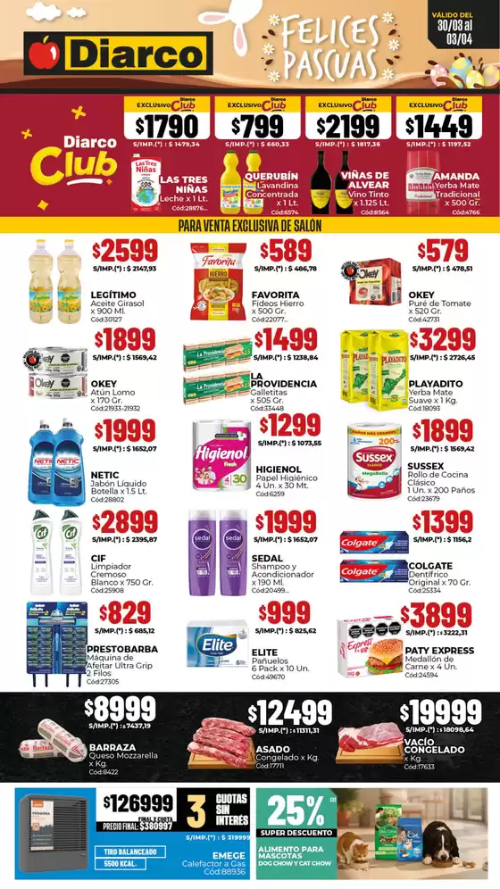 Catálogo Diarco | OFERTAS GBA | 2026-03-30T00:00:00.000Z - 2026-04-03T00:00:00.000Z