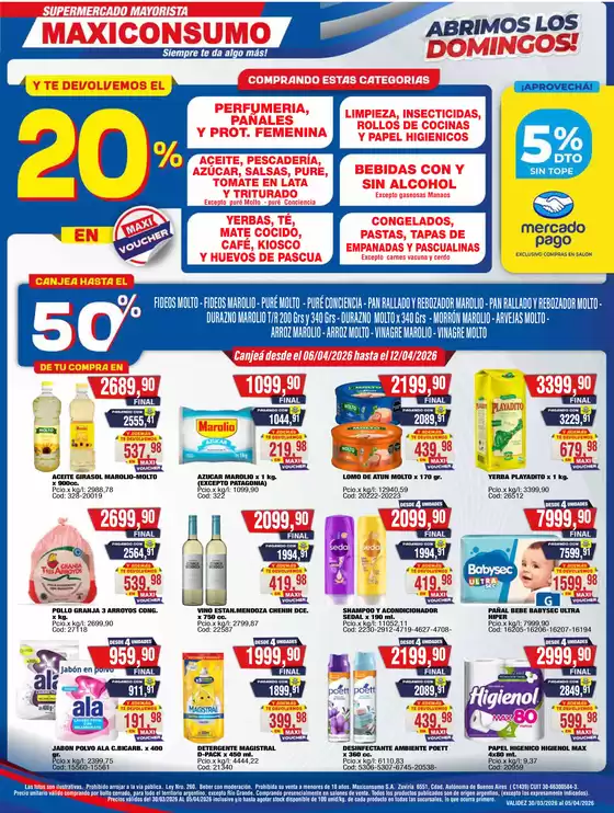 Catálogo Maxiconsumo en Buenos Aires | Revista n 991 30 03 2026 final 07 | 2026-03-30T00:00:00.000Z - 2026-04-12T00:00:00.000Z