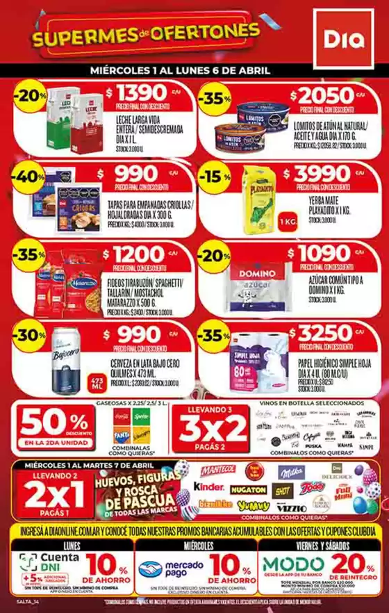 Catálogo Supermercados DIA en Godoy Cruz | Ofertas especiales atractivas para todos | 2026-04-01T00:00:00.000Z - 2026-04-07T00:00:00.000Z