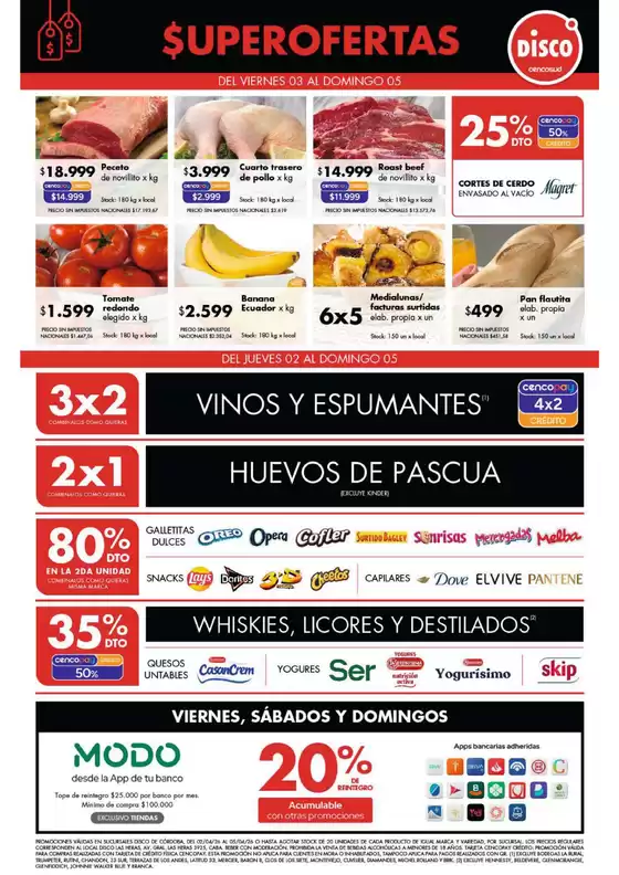 Catálogo Disco | Ofertas | Córdoba | 2026-04-02T00:00:00.000Z - 2026-04-05T00:00:00.000Z
