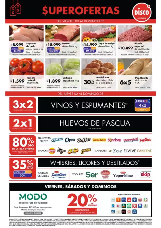 Catálogo Disco | Ofertas | Bs. As. y Santa Fé | 2026-04-02T00:00:00.000Z - 2026-04-05T00:00:00.000Z