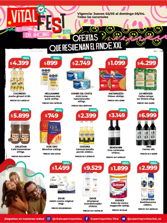 Catálogo Supermayorista Vital | Ofertas fin de semana | | 2026-03-02T00:00:00.000Z - 2026-04-05T00:00:00.000Z