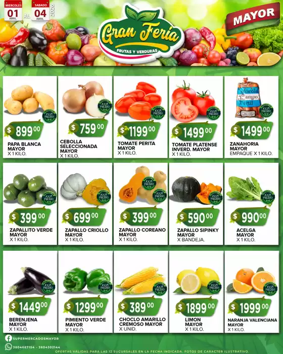 Catálogo Supermercados Mayor en San Antonio Oeste | Gangas exclusivas | 2026-04-01T00:00:00.000Z - 2026-04-04T00:00:00.000Z