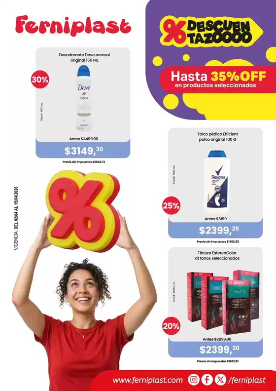 Catálogo Ferniplast en San Antonio Oeste | Ofertas Ferniplast | 2026-04-02T00:00:00.000Z - 2026-04-15T00:00:00.000Z