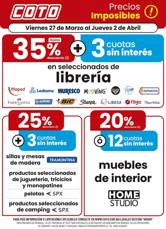 Catálogo Coto | Coto Afiche Hogar | 2026-03-27T00:00:00.000Z - 2026-04-02T00:00:00.000Z