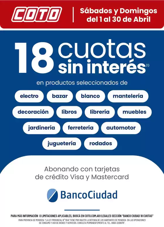 Catálogo Coto | Coto Afiche Web Banco Ciudad | 2026-04-01T00:00:00.000Z - 2026-04-30T00:00:00.000Z