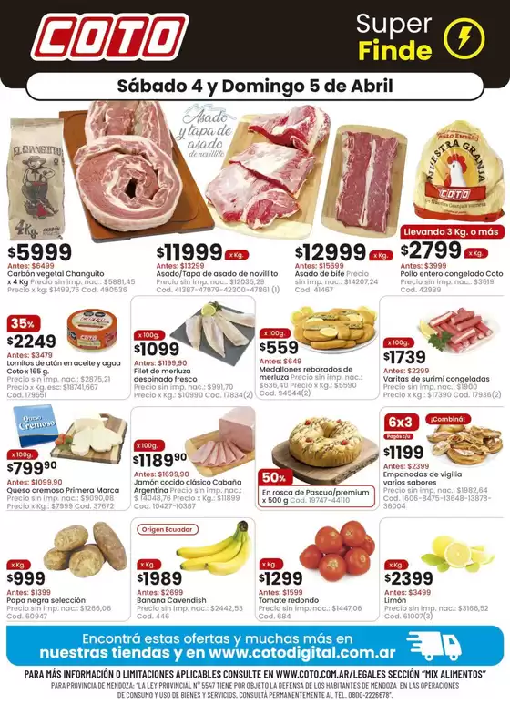 Catálogo Coto | Coto Afiche Mix | 2026-04-04T00:00:00.000Z - 2026-04-05T00:00:00.000Z