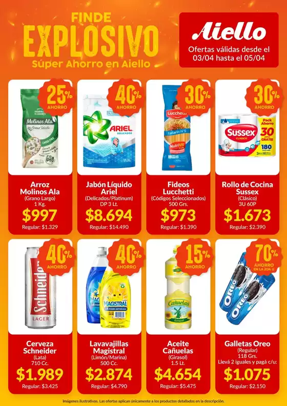Catálogo Supermercados Aiello | Ofertas Supermercados Aiello | 2026-04-03T00:00:00.000Z - 2026-04-05T00:00:00.000Z