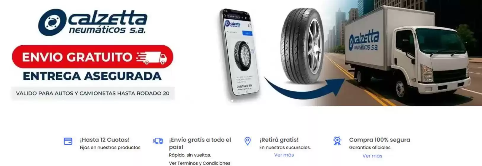 Catálogo Calzetta Neumáticos | Hasta 12 cuotas fijas! | 2026-04-07T00:00:00.000Z - 2026-04-27T00:00:00.000Z