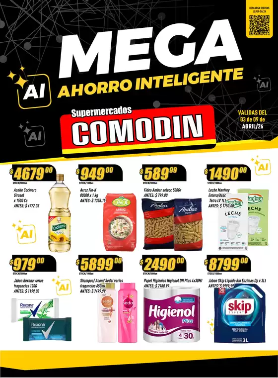 Catálogo Supermercados Comodin en Calzada | 2026212 | 2026-04-03T00:00:00.000Z - 2026-04-09T00:00:00.000Z