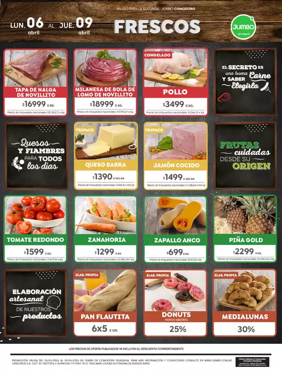 Catálogo Jumbo en Hurlingham | Ofertas | Comodoro | 2026-04-06T00:00:00.000Z - 2026-04-09T00:00:00.000Z
