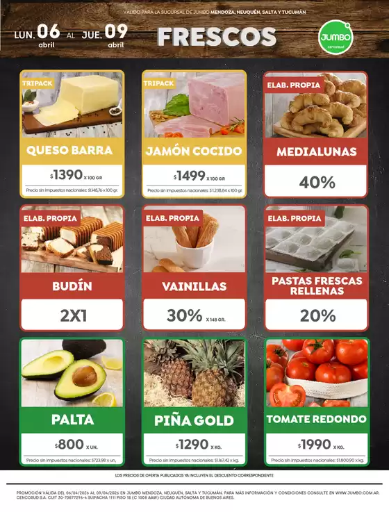 Catálogo Jumbo en Hurlingham | Ofertas | Interior | 2026-04-06T00:00:00.000Z - 2026-04-09T00:00:00.000Z