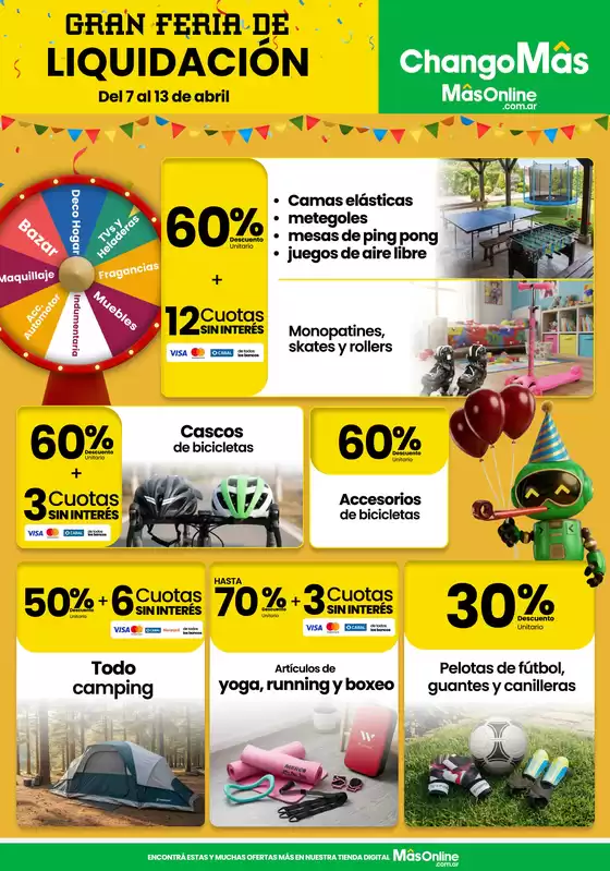 Catálogo Changomas en Vicente López | Gran Feria de Liquidacion | 2026-04-07T00:00:00.000Z - 2026-04-13T00:00:00.000Z