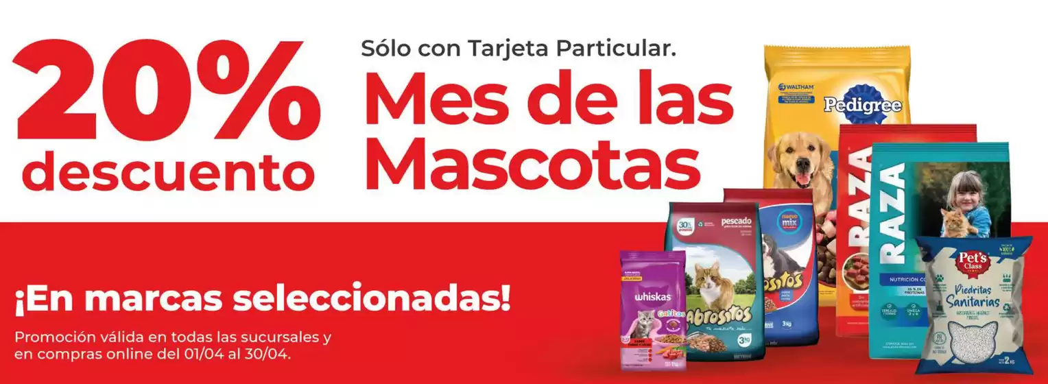 Catálogo Supermercados Pingüino en Vicente López | Mes de las Mascotas | 2026-04-07T00:00:00.000Z - 2026-04-30T00:00:00.000Z
