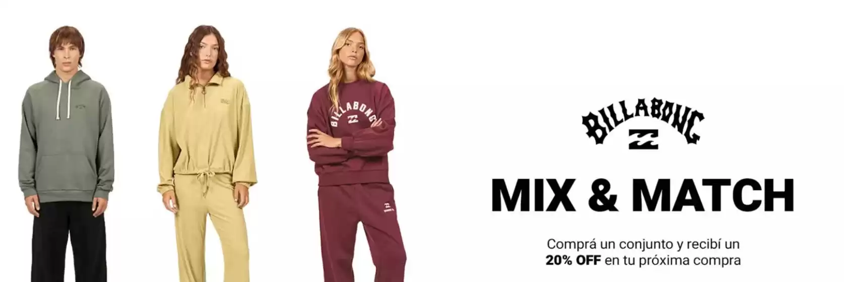 Catálogo Billabong | Mix & Match | 2026-04-08T00:00:00.000Z - 2026-04-21T00:00:00.000Z