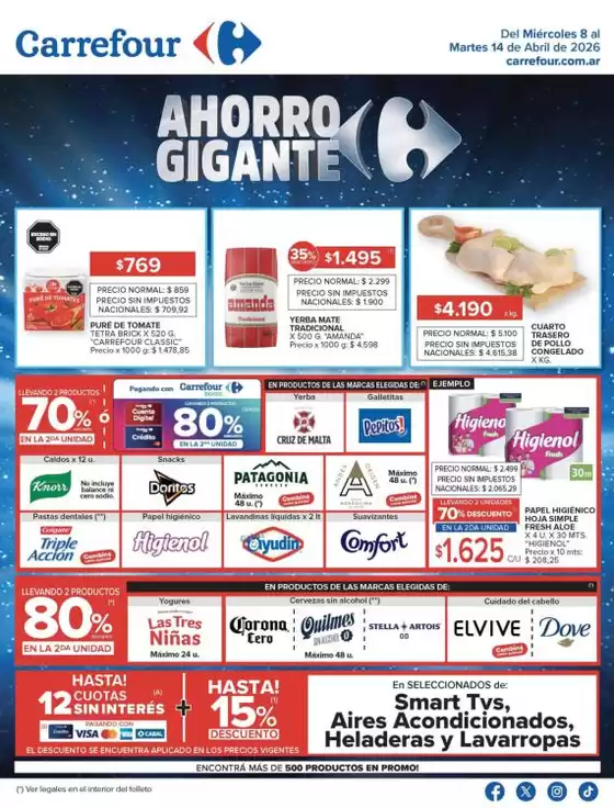 Catálogo Carrefour en Berazategui | Carrefour Hiper 8 Abril | 2026-04-08T00:00:00.000Z - 2026-04-15T00:00:00.000Z