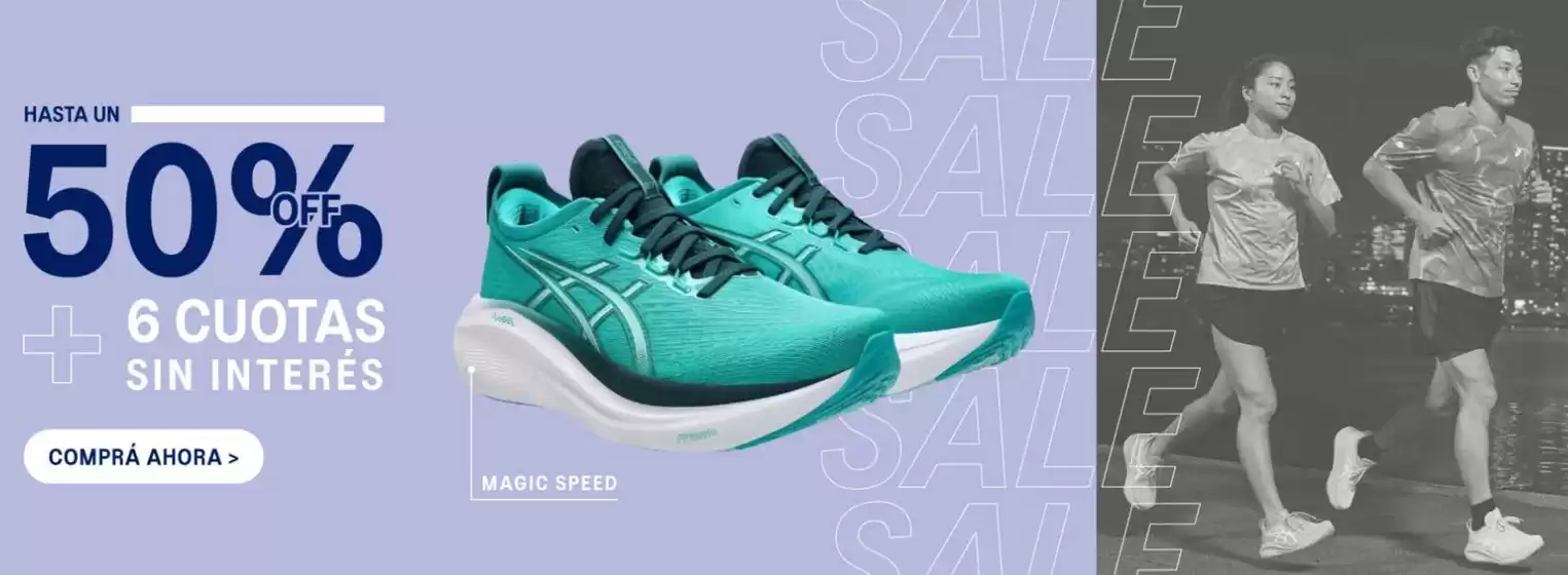 Catálogo Asics | Hasta 50% off | 2026-04-08T00:00:00.000Z - 2026-04-21T00:00:00.000Z