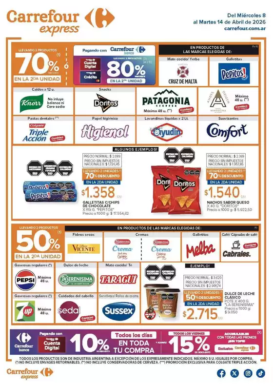 Catálogo Carrefour Express | Carrefour Express 08 Abril | 2026-04-08T00:00:00.000Z - 2026-04-15T00:00:00.000Z
