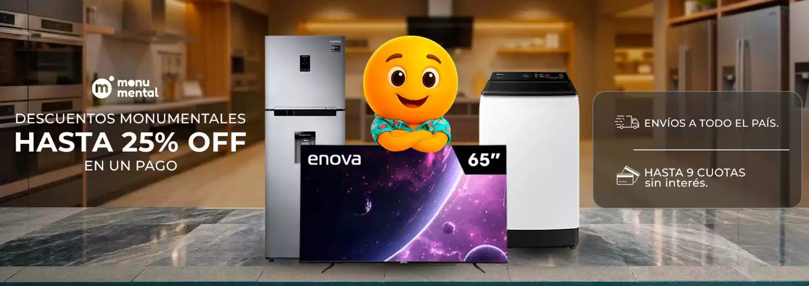 Catálogo Monumental Hogar | Hasta 25% off | 2026-04-09T00:00:00.000Z - 2026-04-21T00:00:00.000Z