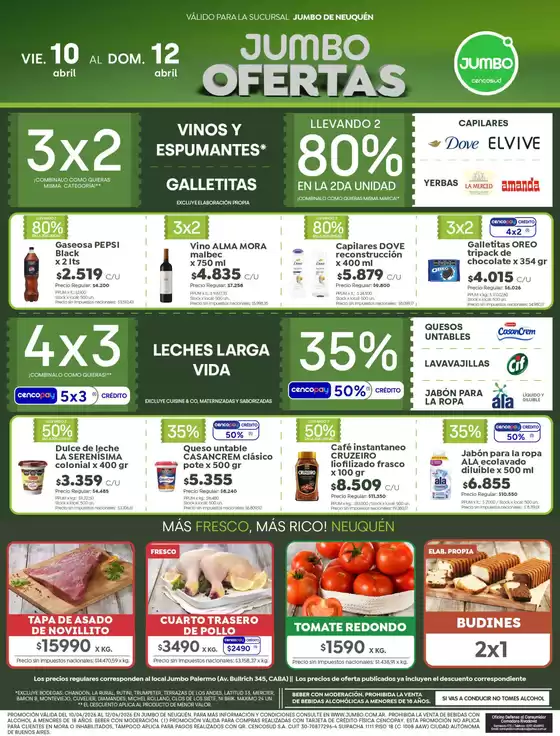 Catálogo Jumbo | Ofertas | Neuquén | 2026-04-10T00:00:00.000Z - 2026-04-12T00:00:00.000Z