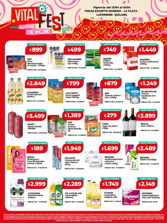 Catálogo Supermayorista Vital | Ofertas de semana | | 2026-04-13T00:00:00.000Z - 2026-04-19T00:00:00.000Z