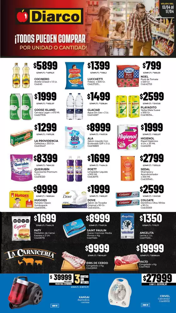 Catálogo Diarco en Pigüé | OFERTAS PUEBLO SUR | 2026-04-13T00:00:00.000Z - 2026-04-17T00:00:00.000Z