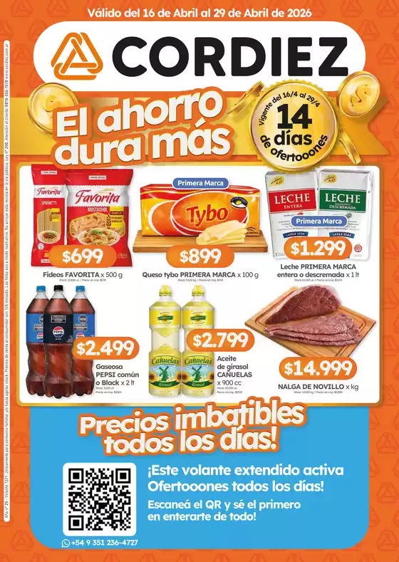 Catálogo Cordiez | Ofertas Cordiez | 2026-04-16T00:00:00.000Z - 2026-04-29T00:00:00.000Z