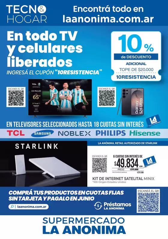 Catálogo La Anonima en Villa Leloir | Tecno Hogar | 2026-04-16T00:00:00.000Z - 2026-06-30T00:00:00.000Z