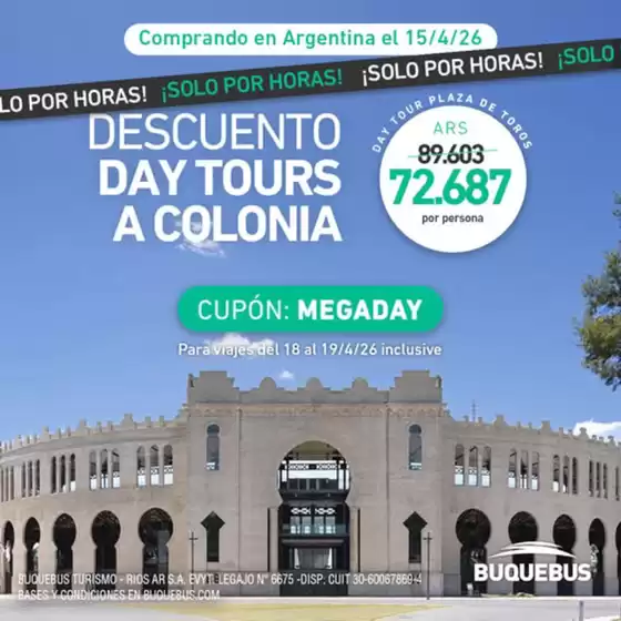 Catálogo Buquebus | Promocion!! | 2026-04-18T00:00:00.000Z - 2026-04-19T00:00:00.000Z
