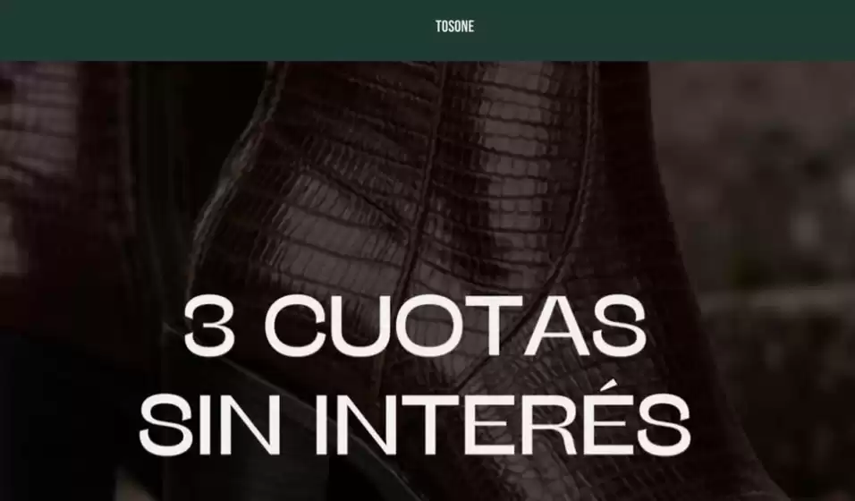 Catálogo Tosone | Hasta 3 uotas sin interes | 2026-04-16T00:00:00.000Z - 2026-04-30T00:00:00.000Z
