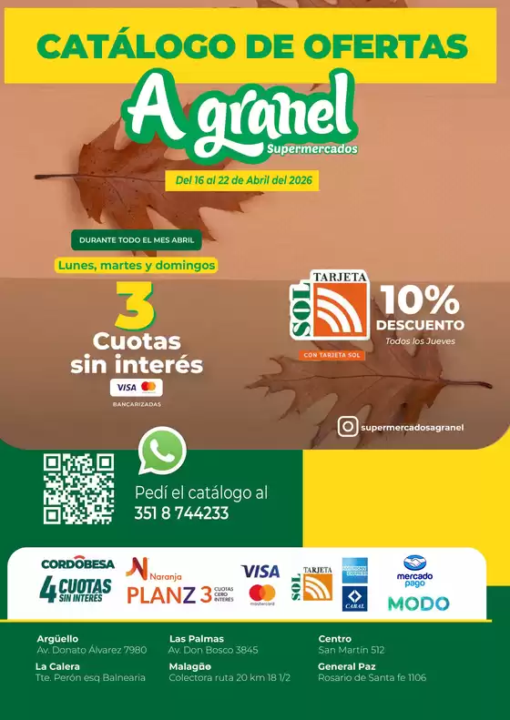 Catálogo Supermercados A Granel | Catálogo de ofertas | 2026-04-17T00:00:00.000Z - 2026-04-22T00:00:00.000Z