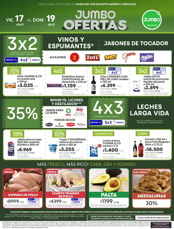 Catálogo Jumbo | Ofertas | Rosario | 2026-04-17T00:00:00.000Z - 2026-04-19T00:00:00.000Z