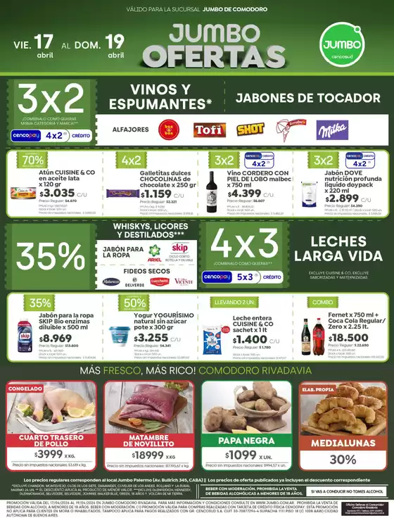 Catálogo Jumbo | Ofertas | Comodoro | 2026-04-17T00:00:00.000Z - 2026-04-19T00:00:00.000Z