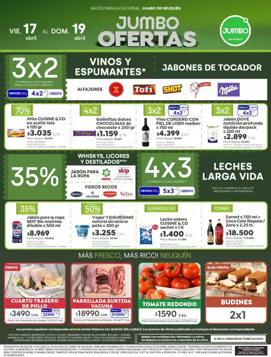 Catálogo Jumbo | Ofertas | Neuquén | 2026-04-17T00:00:00.000Z - 2026-04-19T00:00:00.000Z