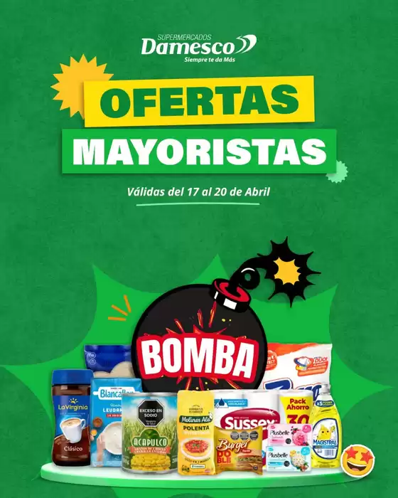 Catálogo Supermercados Damesco en Salta | Ofertas Supermercados Damesco | 2026-04-17T00:00:00.000Z - 2026-04-20T00:00:00.000Z