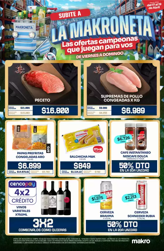 Catálogo Makro | Subite a la Makroneta | 2026-04-17T00:00:00.000Z - 2026-04-19T00:00:00.000Z